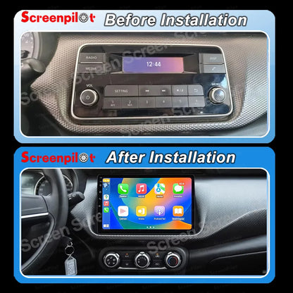 Android 16For NISSAN MICRA KICKS 2017 2018 2019 4G WIFI Car Radio Multimedia Video Player GPS Navigation No 2Din Touch Screen