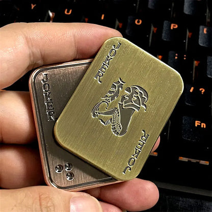Magnetic Poker Push Card Fidget Toys Adults Anxiety And ADHD Relief Metal EDC Slider Juguetes Antiestres Ansiedad