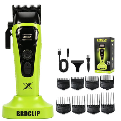 BRDCLIP BRD R1 Professional Hair Clipper Brushless Motor DLC Blade 4500mAh 240Mins Cordless Barber Trimmer for Men Home Salon