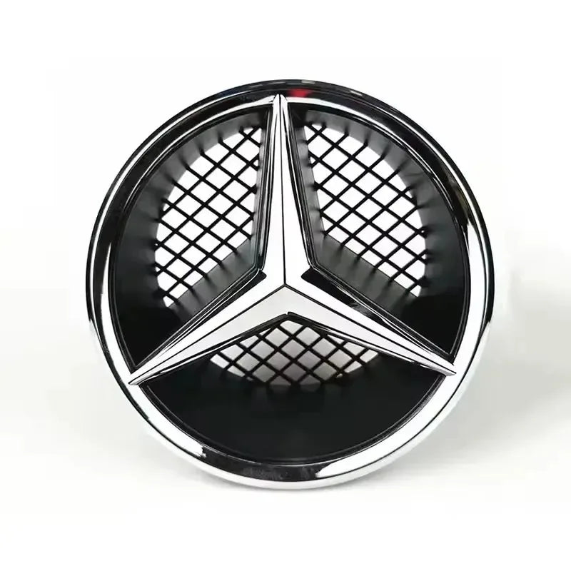 For Mercedes Benz 3D Car Grill Emblem Star Badge Front Grill Logo W204 W205 W213 X253 A B C E S CLA GLB GLC GLE GLS Accessories1