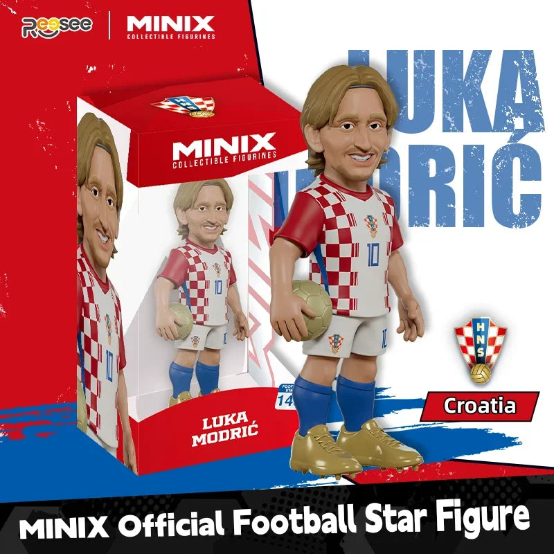 Luka Modrić Action Figure 12cm Croatia National Team Soccer Star MINIX Official Collectible Doll Football Fan Gift