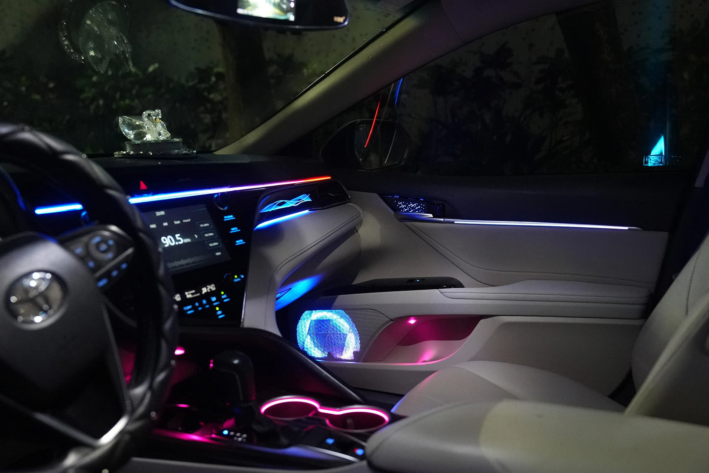 For Toyota Camry 2018 2019 2020 2021 2022 2023 Ambient Light LED Atmosphere Lamps Car Interior Symphony RGB Starry Night Style