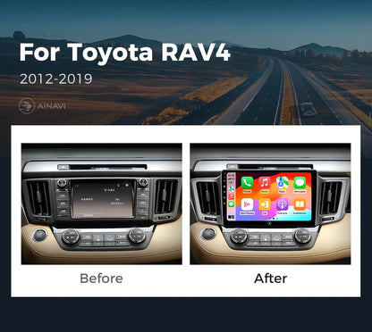 Ainavi Car Radio For Toyota RAV4 2012 2013 2015 2016 2017 2018 2019 XA40 Carplay Android Auto Car Multimedia HDMI DSP 48EQ 2 DIN