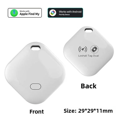 Mini GPS Tracker Smart Tag Apple Android Dual System Find My Global Locator Pet Wallet Car Elderly Kids Anti Lost Finder