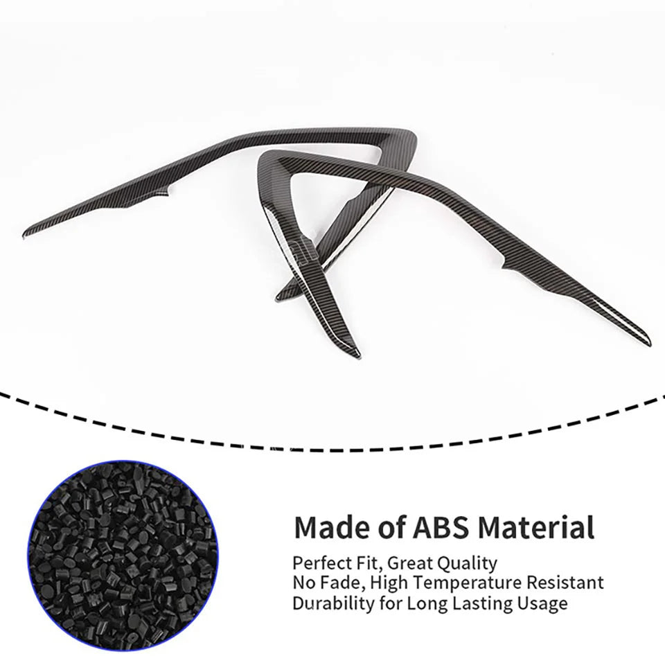 JeCar Carbon Fiber Car Interior Door Strips Decor Protect Cover Trim Stickers ABS For Chevy Camaro 2016 UP Inner Accessories