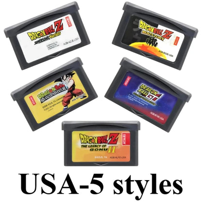 Dragon Ball Z GT GBA Game Cartridge Legacy of Goku Buu's Fury for Advance Retro Action Game Card for Anime Fans Collection