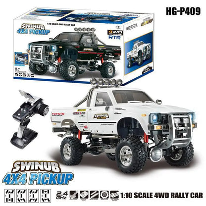 P409 2.4g Full Proportional Remote Control Adapts To Various Road Conditions, Four Wheel Drive Off Road Simulation Truck Model