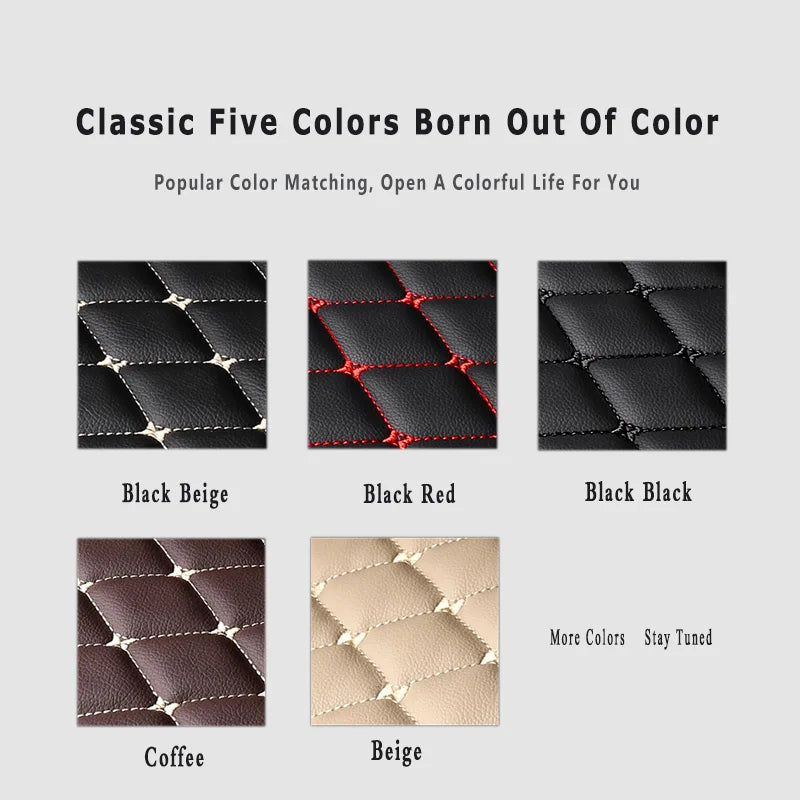 RHD Car Floor Mats For Toyota Highlander XU50 Kluger 2014 2013 2012 2011 2010 2009 (5 Seater) Auto Carpet Accessories Interior