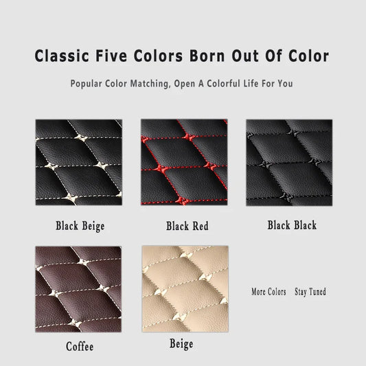 RHD Car Floor Mats For Toyota Highlander XU50 Kluger 2014 2013 2012 2011 2010 2009 (5 Seater) Auto Carpet Accessories Interior