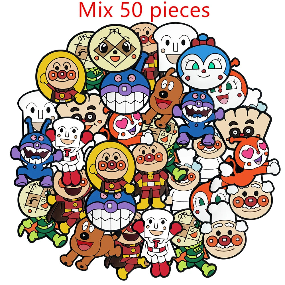 16-100Pcs Cartoon Series Shoe Charms For Slides Clog Sandals Shoe Decoration Accessories Buckle For Kids Christmas Birthday Gift