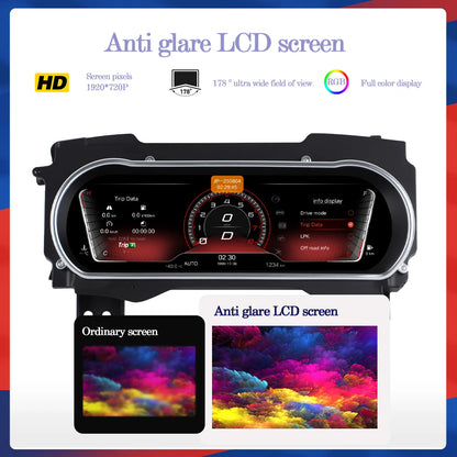 12.3''Digital instrument cluster  For Jeep Wrangler 2018-2023 Odometer, speedometer cluster，Virtual Cockpit