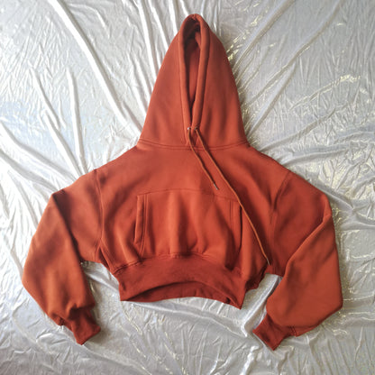 Basic Wear Black Charcoal Hoodies for Women Autumn Winter Loose Fleece Hooded Sweatshirts Streetwear Cropped Pullovers