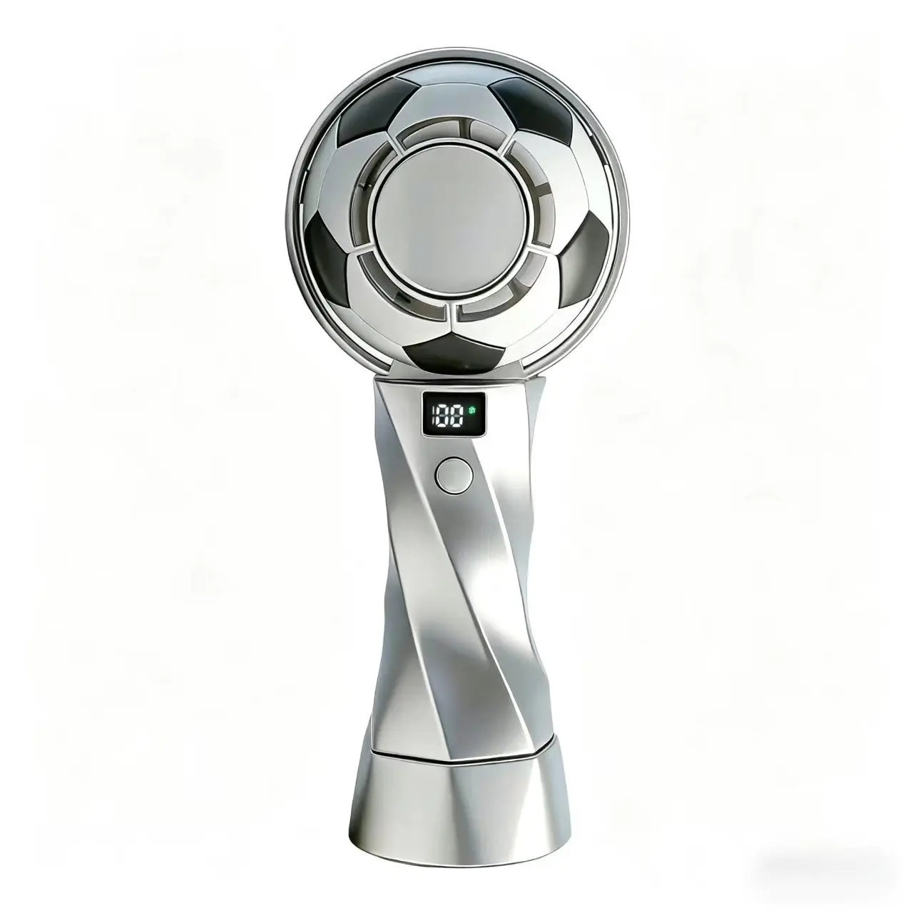 2026 Portable Turbo Cooling Fan, Soccer Ball Handheld Neck Fan, Rechargeable Mini High Speed Fan for Outdoor Travel