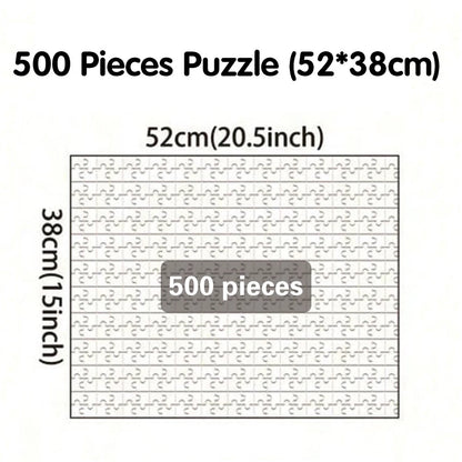 35/300/500/1000pcs Personalized Custom Photo Puzzle family photo For Him Her Family Friends Children For Birthdays For Weddings