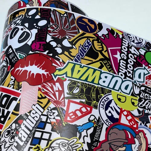 20/30/40/50/58X152CM Premium Graffiti Stickerbomb Vinyl Wrap Car Motorcycle Scooter Bike Wrapping Covers Decal Film