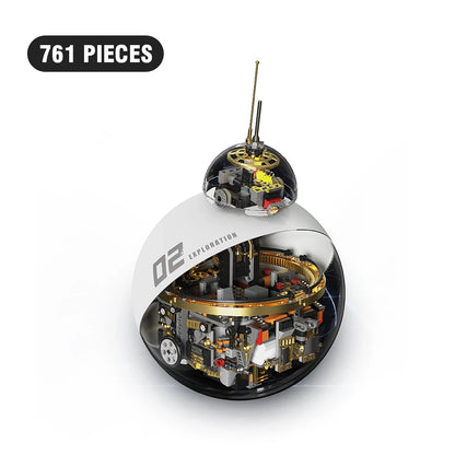 761P Programmable Robot Building Blocks Sci-Fi Programmable Diy Assemble Reconnaissance Model Can Be Remotely Controlled Gift