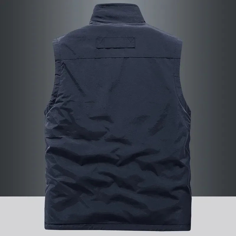 Outdoors Gilet Men Casual Heated Vest Man Body Warmer Hiking Clothing Luxury Thermal Fashion Men's Heating Winter Coat Plus Size