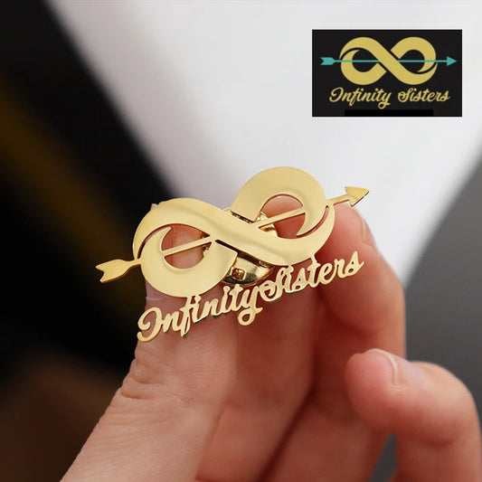 Custom Patterns Company Logo Event Brooch Stainless Steel Personalized Pin Badge Design And Production Wholesale Customization
