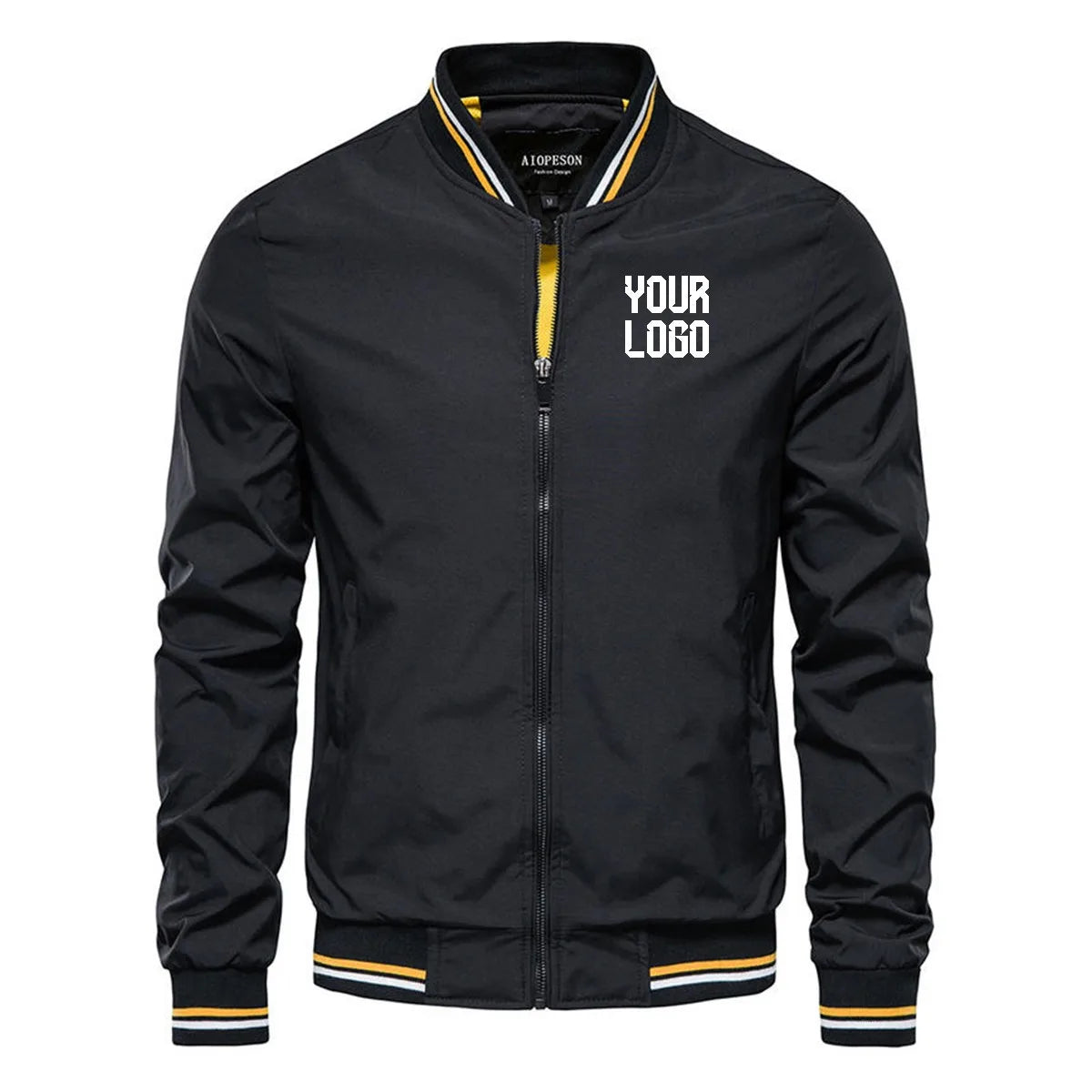 2026 fashionable slim-fitting men's jacket, windproof and comfortable autumn coat, can be customized with pictures or text