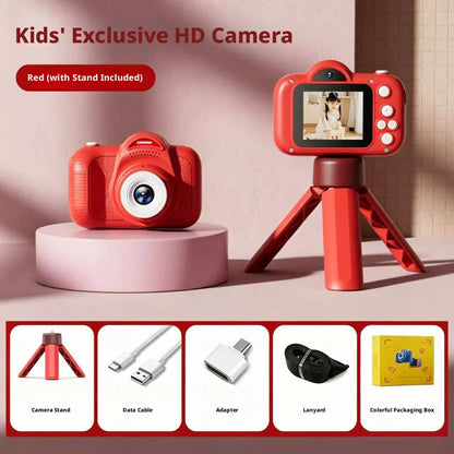 2026 New Kids Camera Cartoon Mini Digital Camera HD 1080P Video Recorder Portable Toddler Toys Birthday Gift for Boys Girls