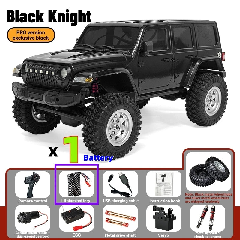 JHD For JJRC C8801 PRO 1:18  Rc Three Level Adjustment Dual Speed Gearbox 4WD C8801 Suspension Off-Road Car With More Battery