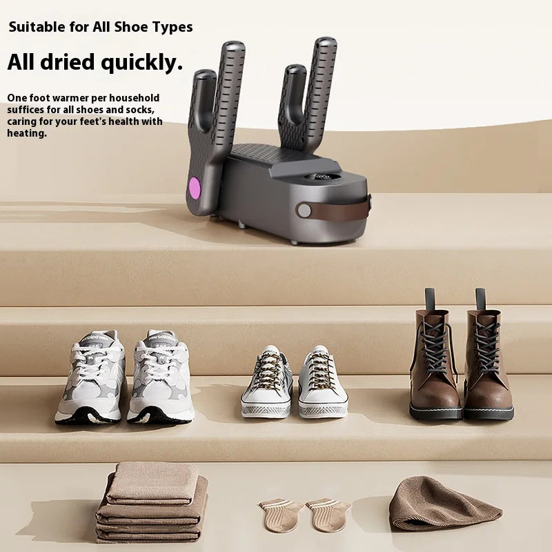 HOMEFISH Automatic Timing Shoe Dryer Deodorizing Household Shoe Drying Device New Model for Footwear Care