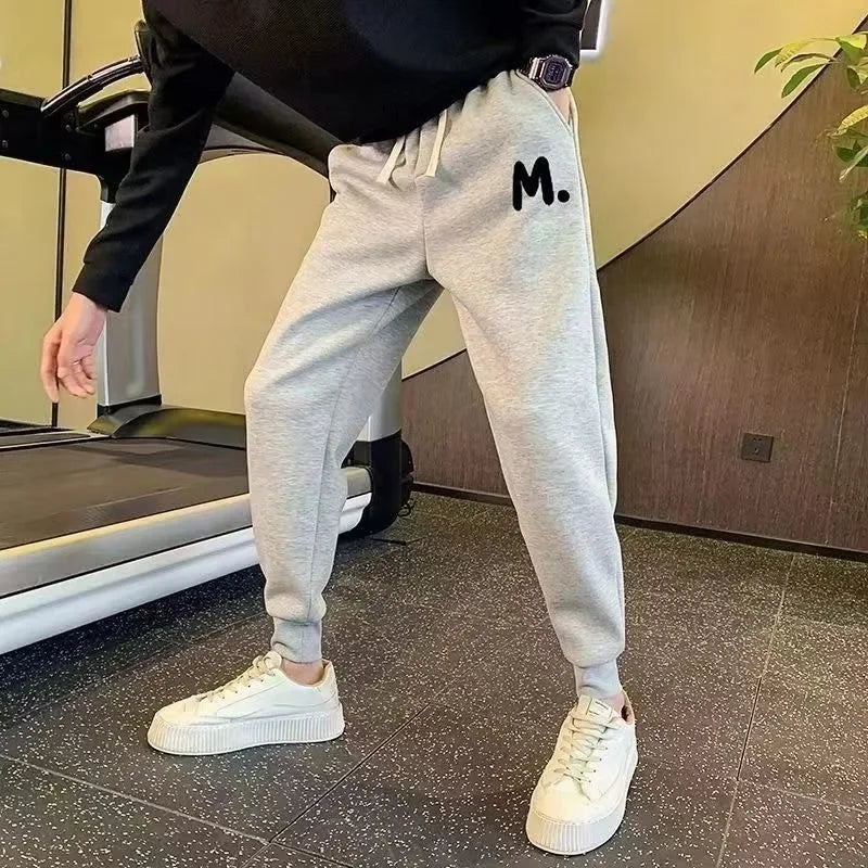 Trousers Gray Cotton Joggers Alphabet Man Sports Pants Essential Cool Comfortable Elegant Clearance Sale Y2k Sweatpants for Men