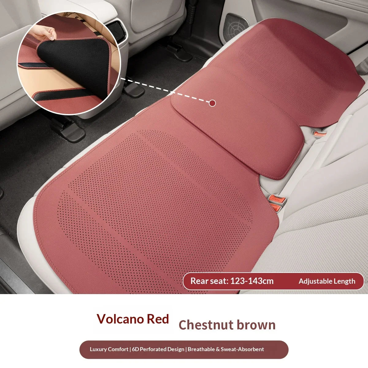 Four Seasons General Motors High end Summer Thin Design Car Rear Seat Cushion Ventilation and Breathability