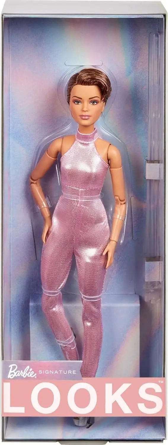 Authentic Barbie Looks Series Fashion Collection Dolls Black High Sister Collection Items Girls' Social Multi Joint Play Toys