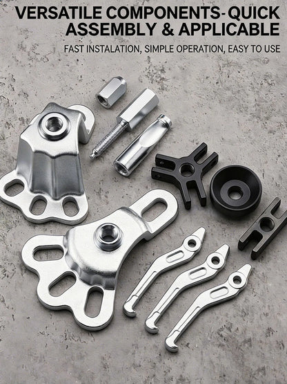 Slide Hammer Dent Puller Set, Slide Hammer Axle Bearing Dent Hub 2 3 Internal External Gear Puller Set Auto Body Repair Tool Set