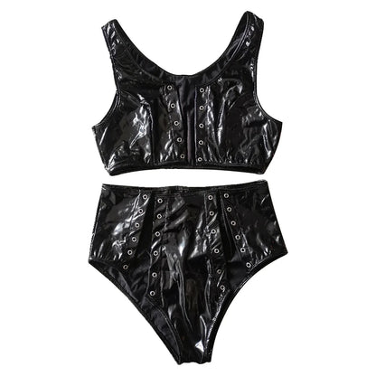 Sexy Black Split Two-Piece Women's Lingerie Set Autumn Season 2025 Spring  Ladies Underwear Elegant Indecent