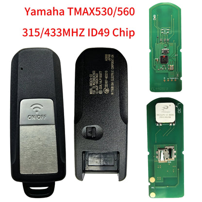 jingxin Motorcycle Remote key For YAMAHA car key T-MAX 530/560 TMAX530 TMAX560 2016-2021 ID49 315/433MHz Smart Key