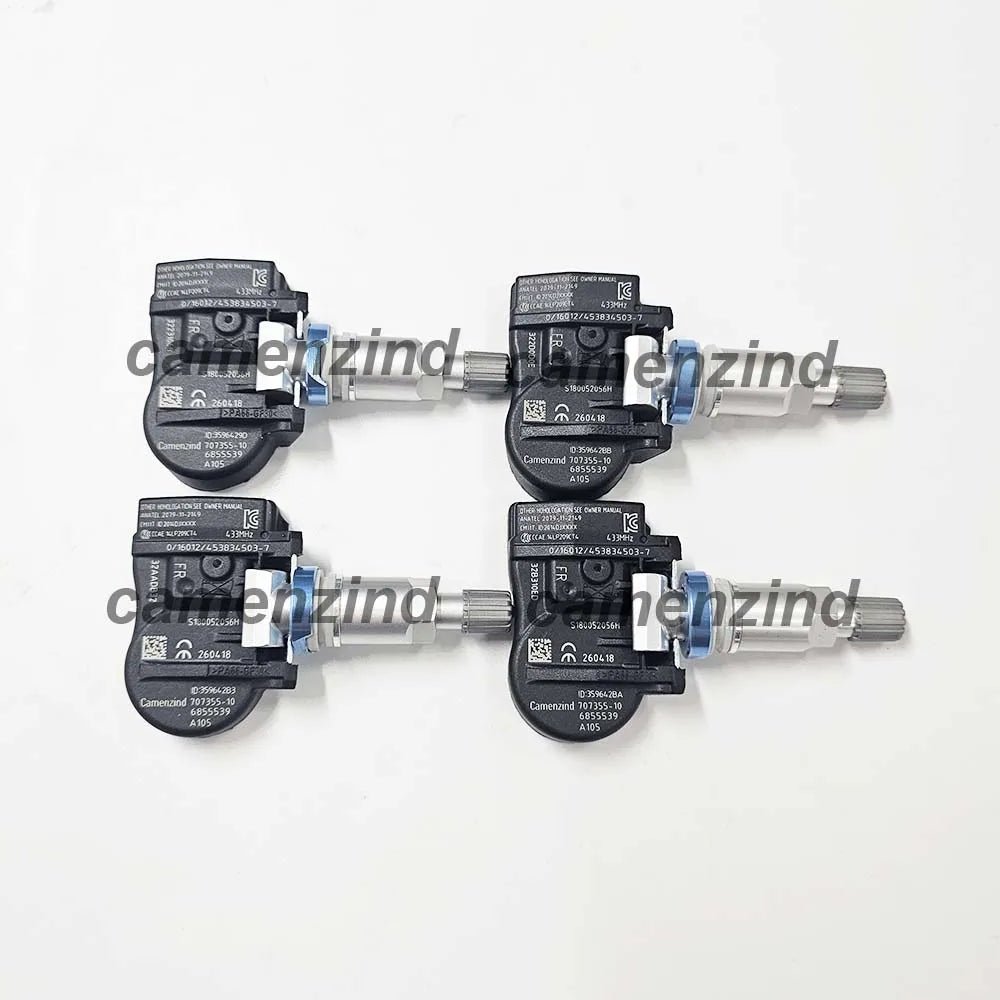 4x TPMS Tire Pressure Sensor 433MHz 36106855539 36106881890 36106856209 6881890 6881891 73901027 70735510 For BMW 2 3 4 i Series