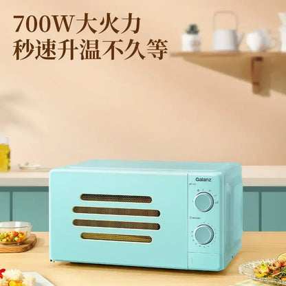 new 17 liters 700W high power Microwave oven smart home small machinery mini high value retro turntable professional thawing