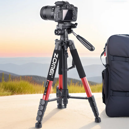 187cm/73.6in Tall Zomei Aluminum Alloy Portable Tripod for Camera DSLR Canon Nikon, 360 Degree Panorama Photography Phone Stand