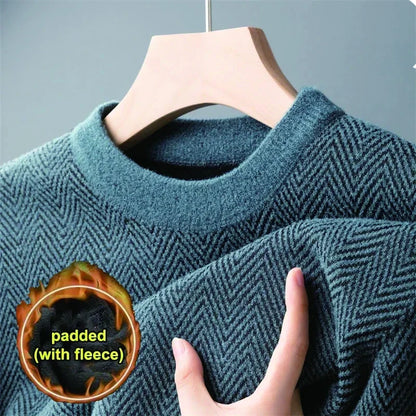 Cashmere Blend Sweater Men Pull Homme Autumn Winter Sweter Male Clothes Sueter Hombre Man Pullover Sweaters Warm Knitwear