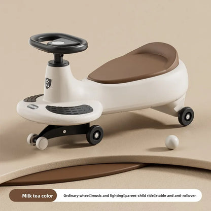 New 2026 Model Wobble Car One Year Old Two Seater Adults Anti Tip Ride Toy Twisting Car for Children Adults Can Sit