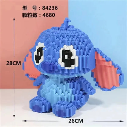 30CM Large Stitch Building Block Assembly Toy DIY Children's Toy and Birthday Gift Puzzle 3D Desktop Decoration