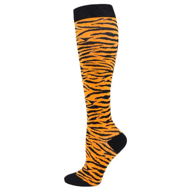 58 Styles Compression Socks 30 Mmhg Heart Star Stripe Socks New Unisex Golfs Tube Thigh Men Outdoor Long Pressure Stockings