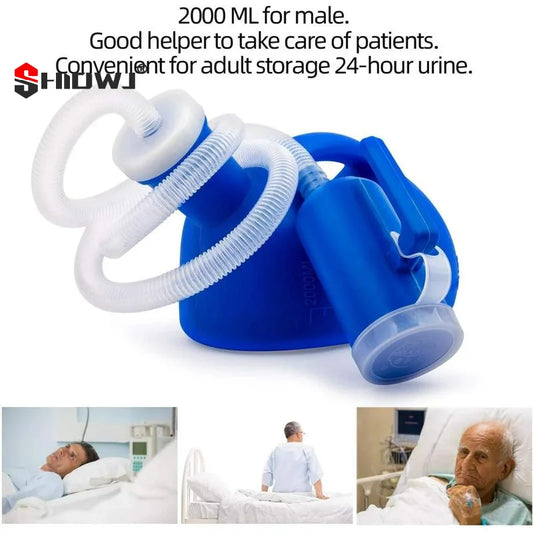 Home & Travel Essential - Unisex 2000ML Leakproof Urinal Bottle, Lightweight Portable for Camping, Car Travels
