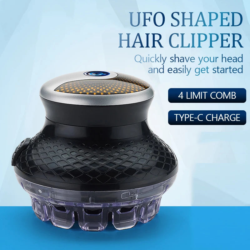 Hair trimmer UFO Electric Even Cut Rotary Hair Trimmer For Men Washable Rechargeable Hair Clipper Self-Haircut Shortcut Kit For