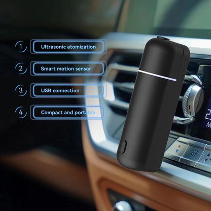 Smart Car Aroma Diffuser Auto Start Stop with Engine Fast Deodorizer Long Lasting Fragrance  6 Bottles Essential Oils Gift