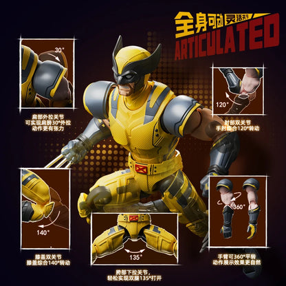 Blokees Deadpool 3 Wolverine Action Figures Spider-Man Movie Version Deadpool & Friend Series Collections Figures Adult Gift