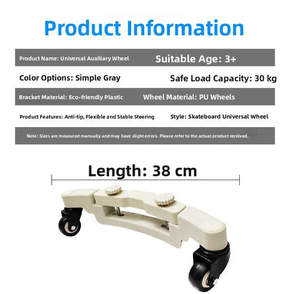 Universal Wheel Children's Scooter Quad Wheel Anti-tilt Safety Design Easy to Ride Ideal for Kids Learning Balance And Coordi...