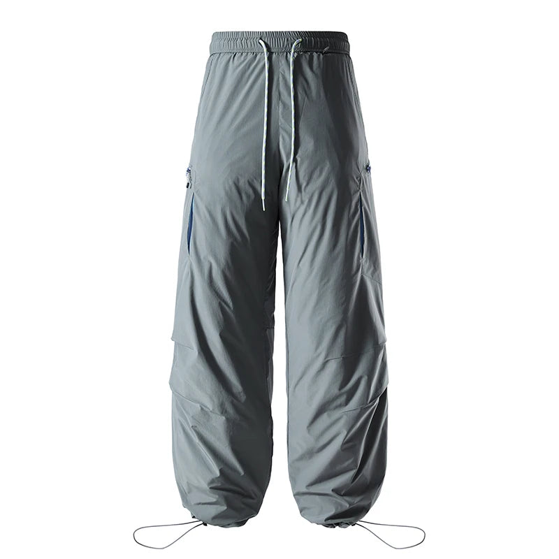 Thickened White Duck down Winter Trousers Men's 2025 New Style Autumn Winter Warmth Workwear Loose Fit Youth Casual Pants