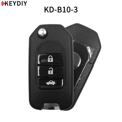 5pcs Keydiy KD B10 Universal Remote Key 3/4 Buttons B Series Car Remote Key for Honda Style KD900 KD900+ KD-X2 URG200 Mini