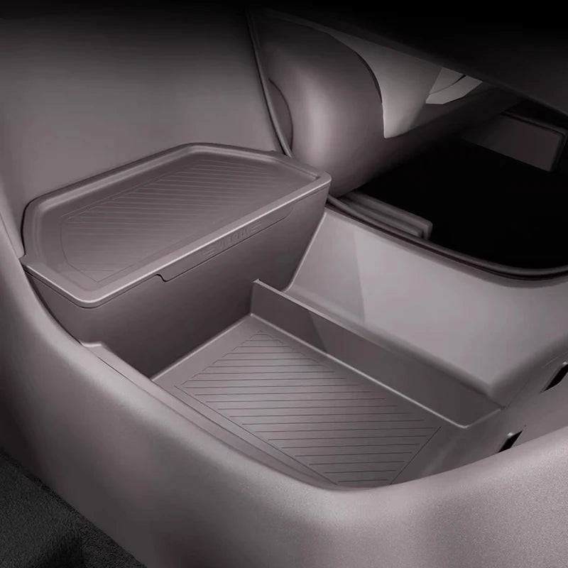 For 2025/2026 ZEEKR 7X Central Control Lower Level Organizer Storage Box Armrest Box Below Silicone Tray Car Accessory