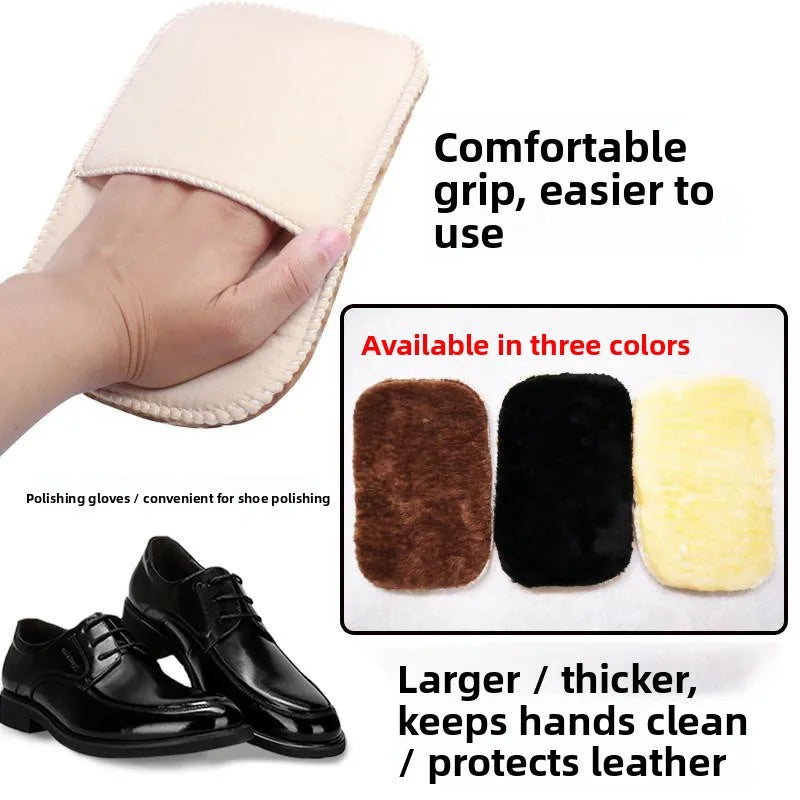 Glove Type Shoe Polishing Cloth Hotel Guest Shoe Cleaning Towel Leather Shoe Rubbing Paper Polishing Towel Room Supplies