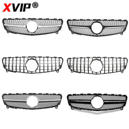 XVIP Diamonds Style Grille For Benz A-Class W176 2016-2018 A180 A200 A250 A45 AMG Front Racing Grille GTR Style Bumper Grille