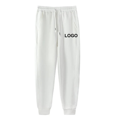 Customized 60% Cotton Sweatpants Men Fashion Personality Printed Relaxed Fit Trousers Womean Casual Elasetic Waist Joggers Pants